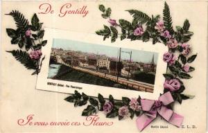 CPA de GENTILLY Je vous envoie ces Fleurs (600241)