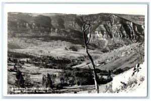 c1950's Route 14 Sheridan To Lovell Mountain View WY RPPC Photo Postcard