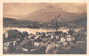 Luzern Switzerland 1924 Real Photo 