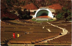 USA California Hollywood Bowl Symphonies Under the Stars Vintage Postcard C163