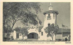 1939 SAN FRANCISCO, CALIFORNIA Golden Gate Expo Republic Pavilion 8587 postcard