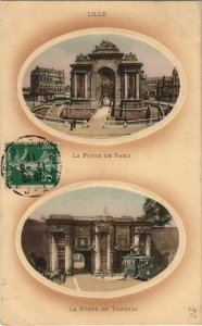 CPA LILLE La Porte de Paris. La Porte de Tournai (663464)