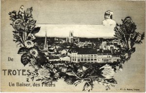 CPA TROYES - Un baiser des fleurs (71971)