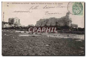 Around Royan - Church of Talmont and the Sphinx Rock - Old Postcard