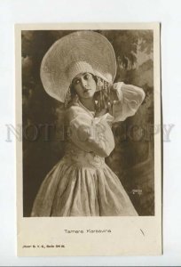 3174928 Tamara KARSAVINA Russia BALLET Dancer OLD PHOTO Apeda