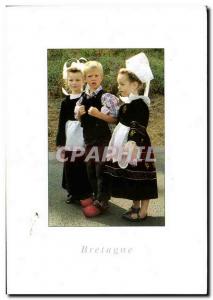Postcard Modern Britain Costumes From The Region of Eiffant Children Folklore