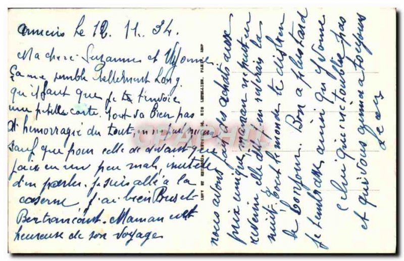 Old Postcard Amiens L & # 39Hotel City