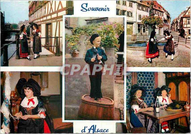 Modern Postcard Souvenir of Alsace