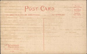 Glens Falls New York NY Waterfall Rotograph c1900s-20s Postcard