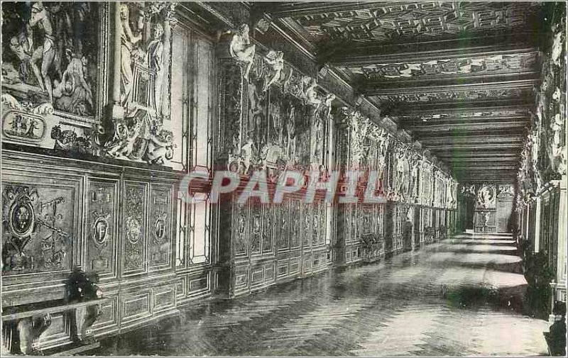 Modern Postcard Palace of Fontainebleau Galerie Francois I.