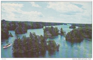 Bird's Eye View of Te Thousand Islands, Ontario, Canada, 40-60s