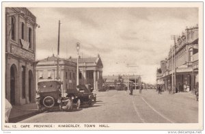 Street view , KIMBERLY , Cape Province , South Africa , 20-30s ; City hall