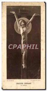Image Crucifix with Rene Potier Saint Brieuc 1943