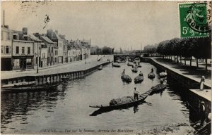 CPA AMIENS - Vue sur la SOMME Arrivée des Hortillons (514883)