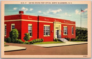 United States Post Office North Wilkesboro North Carolina NC Postcard