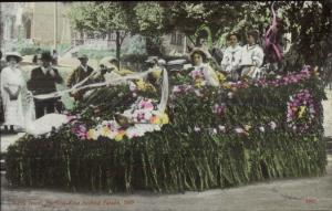 Portland OR Rose Parade Float - Izella Jewel c1910 Postcard