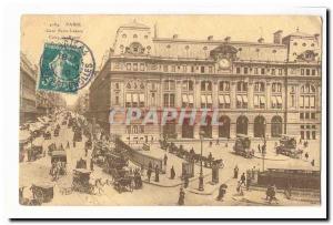 Paris (9th) Old Postcard St. Lazare Station Court of Rome