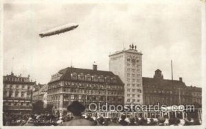 Graf Zeppelin, Uber Leipzig, Zeppelins Unused small crease top left corner, l...