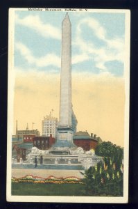 Buffalo, New York/NY Postcard, Early view Of McKinley Monument, Niagara Square