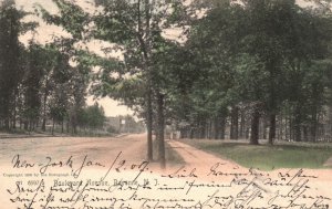 Vintage Postcard 1907 View of Boulevard Avenue Bayonne New Jersey N. J.