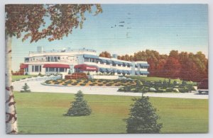 Three Lakes Wisconsin~Northernaire Hotel & Spa~Linen Postcard
