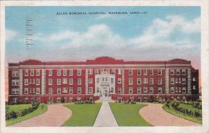 Iowa Waterloo Allen Memorial Hospital 1936