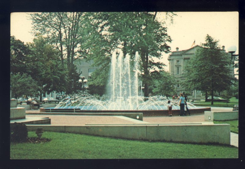 Elyria, Ohio/OH Postcard, Fountains In Ely Park