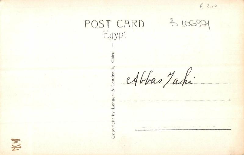 B106971 Egypt Cairo Sphinx and Pyramids Camel Riding