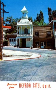 Nevada City, California - #1 Firehouse - 1 block from National Hotel - 1950s