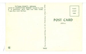 IN - Putnam County. Manhattan Covered Bridge
