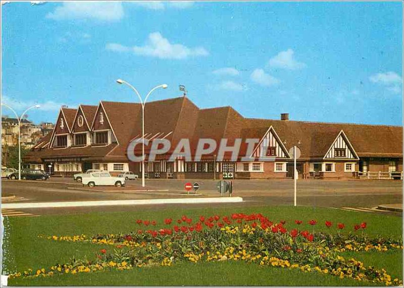 Modern Postcard Deauville Trouville railway station (Norman)