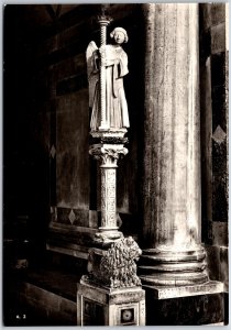 Firenze Marble Easter Candlestick Giovanni Di Jacopo Florentino RPPC Postcard