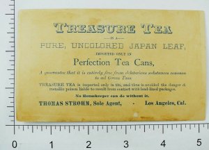 Japan Leaf Treasure Tea Perfection Cans Green Thomas Strohm Los Angeles Card P76