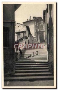 Old Postcard Grenoble Reine des Alpes Neighborhoods Picturesque La Montee de ...