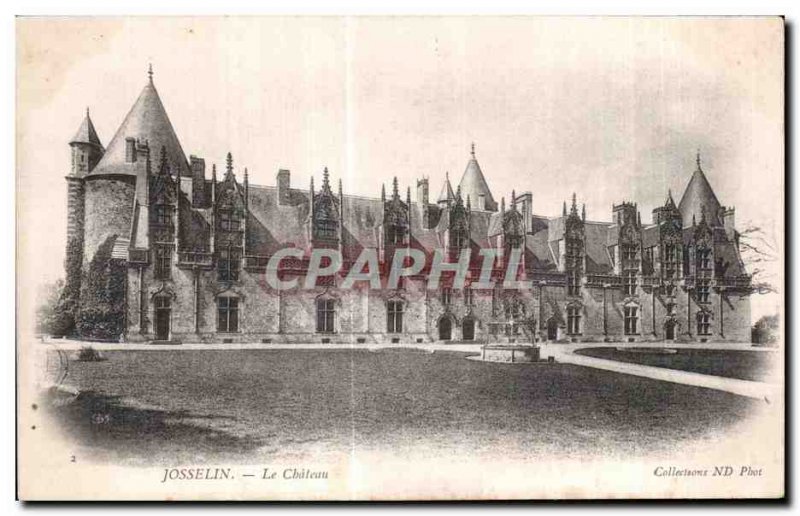 Old Postcard Josselin Le Chateau