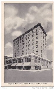 Exterior,  Virginia Dare Hotel,  Elizabeth City,  North Carolina,  PU_1948