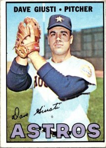1967 Topps Baseball Card Dave Gusti Houston Astros sk2178