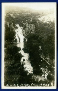 Bird's Eye View Turner Falls Davis Oklahoma ok Real Photo Postcard RPPC