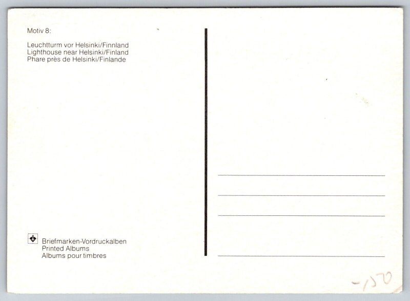 Helsinki  Finland   Lighthouse  Postcard