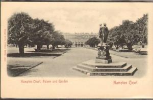 UK HAMPTON COUT Palace Garden c1902 UDB Postcard LONDON