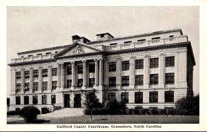 North Carolina Greensboro Guilford County Court House