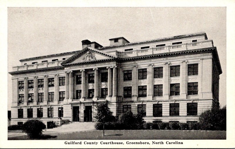 North Carolina Greensboro Guilford County Court House