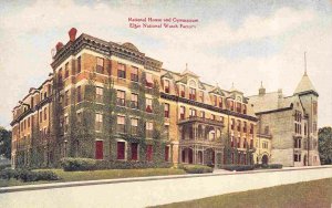 National House & Gymnasium Elgin National Watch Factory Illinois 1910c postcard