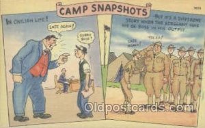 Military Comic Unused 