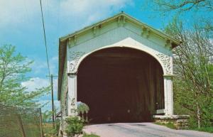 Norris Ford Covered Bridge near Rushville, Rush County IN, Indiana