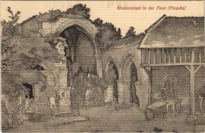 CPA Picardie - Klosterruinen in der Front (1062952)