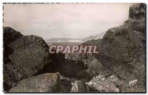 Villers sur Mer Old Postcard The city through the rocks