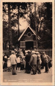 Belgium Beauraing La Chapelle Du Pensionnat Vintage Postcard C049