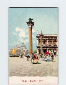 Postcard Piazzetta S. Marco Venice Italy