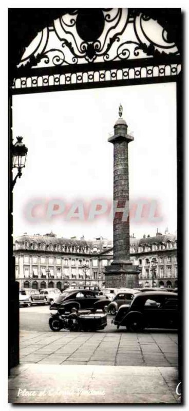 Modern Postcard Paris Place and Vendome Column